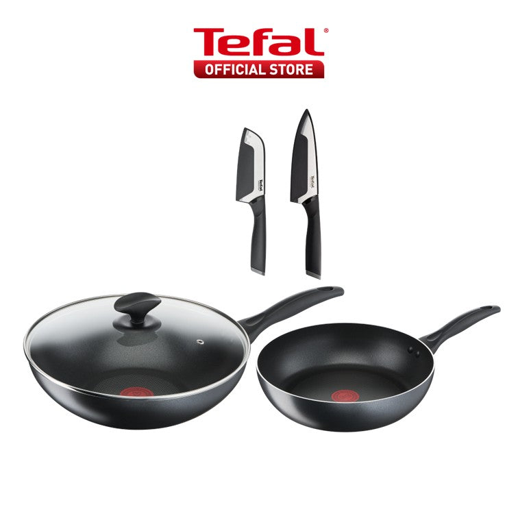 Tefal Cook & Clean Range Frypan, Wok Pan, Cookware Set 20cm/24cm/26cm/28cm/30cm