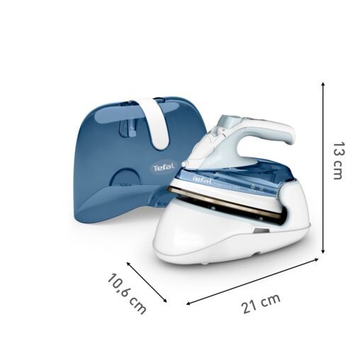 Tefal Freemove Mini Cordless Steam Iron FV6230 ƒ?? Powerful 1650W, Lightweight, Portable, Smart Auto-Off, Anti-Drip,?ÿAnti-