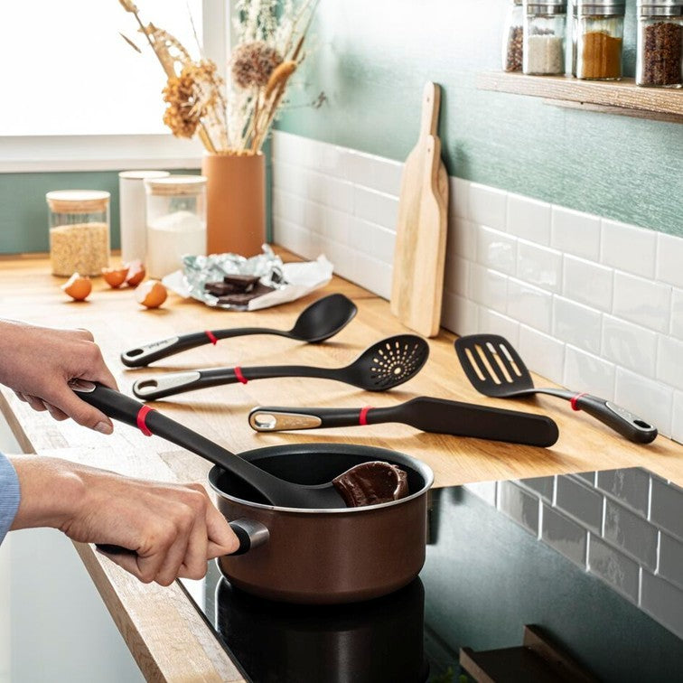 Tefal Ingenio Kitchen Tool 4pc Set - Spatula, Spoon, Ladle and Spoon K206S4
