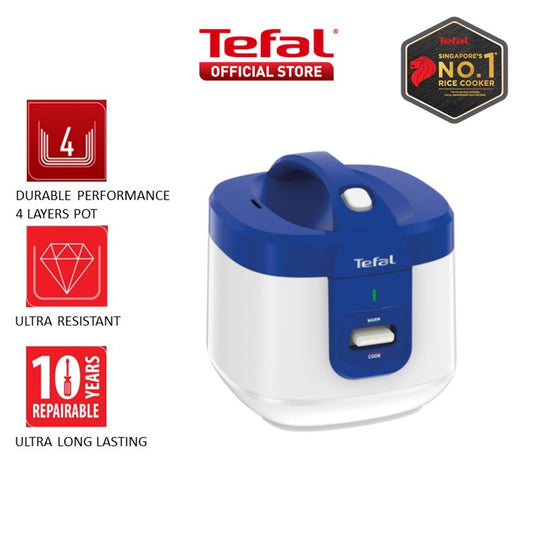 Tefal Everforce Mechanical Rice Cooker 1.5L RK3611  4-Layer, Durable, 5H Keep-Warm, High Resistant, 10-Cups