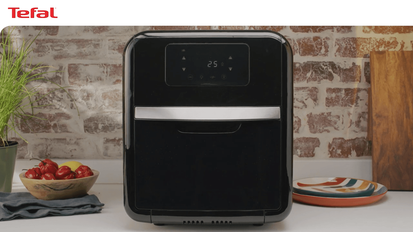 Tefal Easy Fry Healthy Air Fryer Oven & Grill w/7 Accessories 11L 9-in-1 FW5018  8 Programmes, 99% Less Fat, Rotisserie, Easy-to-Clean