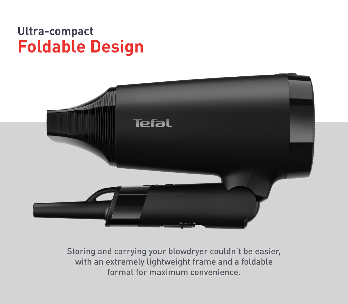 Tefal Express Style Hair Dryer Dual Voltage HV1841 ƒ?? 110V, 220V