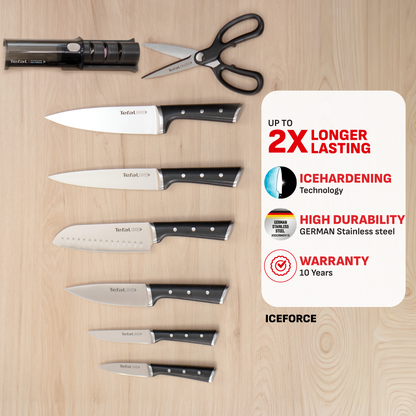 Tefal Ice Force Knives and Kitchen Scissors