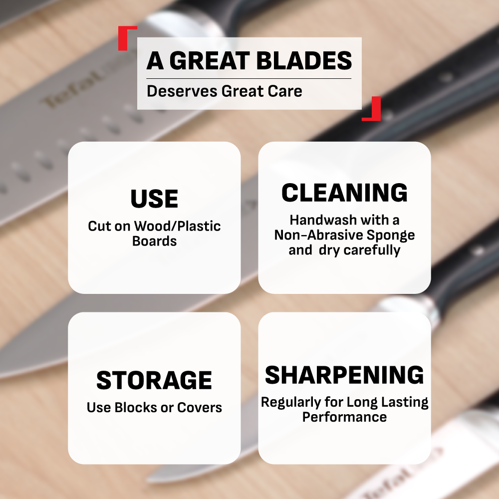Tefal Ice Force Knives and Kitchen Scissors