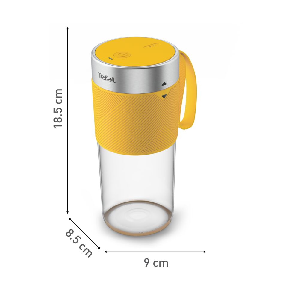Tefal LightMix on the Go Personal Blender BL1C0230 - BPA-free 300ml Tritan Jar, 50W, Portable, Safety Lock, Dishwasher