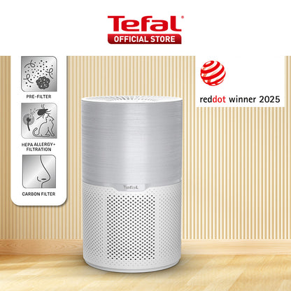 Tefal Pure Air Compact Air Purifier PT2220 ƒ?? Compact Lightweight,3 Automatic Mode, HEPA Allergy+ filtration
