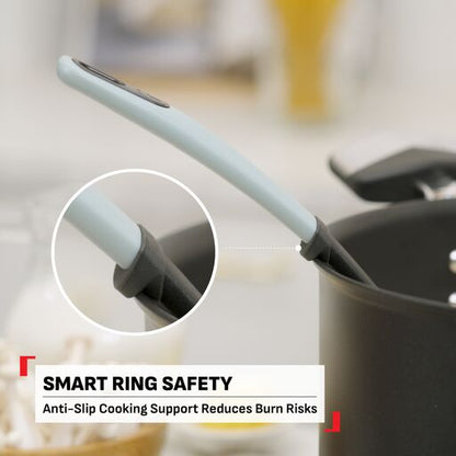 Tefal Ingenio+ Heat Resistant Kitchen Tools - Spoon, Ladle, Y Peeler, Angled Spatula, Slotted Turner, Wok Spatula