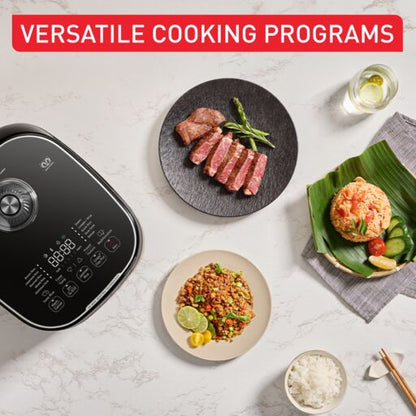 Tefal Rice Master Max Induction Fuzzy Logic Rice Cooker 1.8L RK8198 ƒ?? 14 Programs, 10 Cups, 3mm Ceramic Spherical Pot