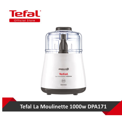 Tefal La Moulinette 0.330kg 1000W Stainless Steel Blades Chopper DPA171