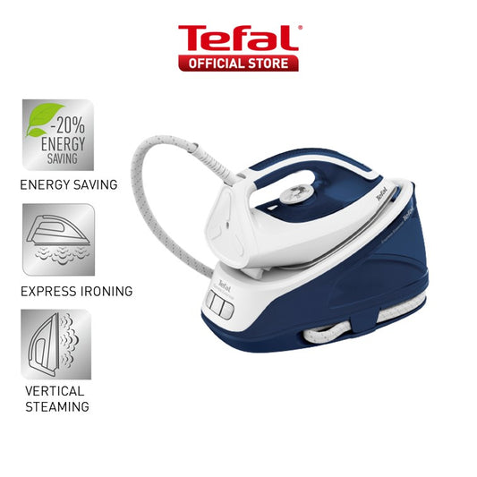 Tefal Express Easy Steam Station Steam Generator 1.4L 2200W SV6116  270g Steam Boost, Smart Technology, Compact, Flawless Glide