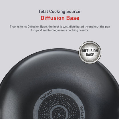 Tefal Cook Easy Range Wok Pan, Chinese Wok 28cm/32cm/36cm