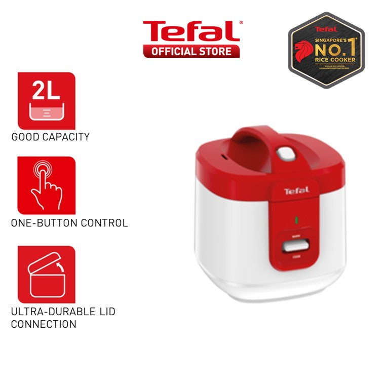 Tefal Everforce Mechanical Rice Cooker 2L RK3625  4-Layer, Ultra-Durable, Easy Storage, Lid-Heating Technology, 11 Cups
