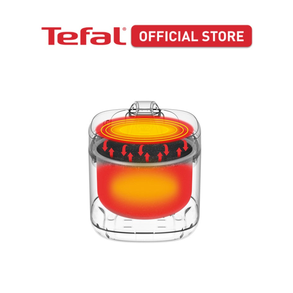 Tefal Everforce Mechanical Rice Cooker 2L RK3625  4-Layer, Ultra-Durable, Easy Storage, Lid-Heating Technology, 11 Cups