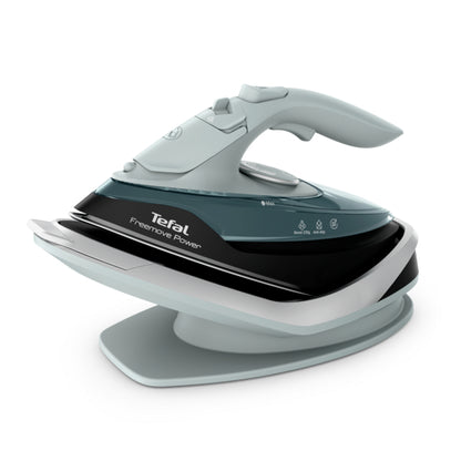 Tefal Freemove Power Cordless Steam Iron FV6672 ƒ?? Powerful 2600W, Lightweight, Smart Auto-Off, Anti-Drip, Anti-Scale
