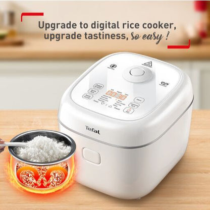 Tefal Delirice Fuzzy Logic 1.8L Rice Cooker RK7711 ƒ?? 10 cups, 11 programs, 2mm spherical pot with ceramic coating