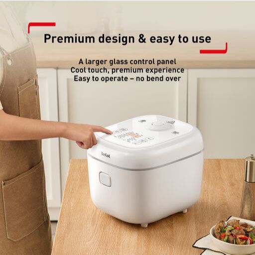 Tefal Delirice Fuzzy Logic 1.8L Rice Cooker RK7711 ƒ?? 10 cups, 11 programs, 2mm spherical pot with ceramic coating