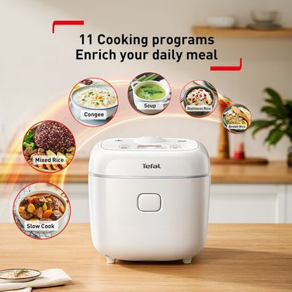 Tefal Delirice Fuzzy Logic 1.8L Rice Cooker RK7711 ƒ?? 10 cups, 11 programs, 2mm spherical pot with ceramic coating