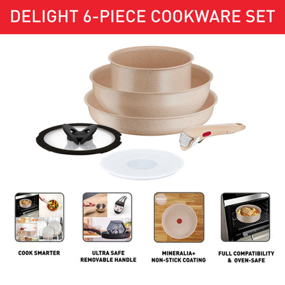 Tefal Ingenio Delight 6pc Set L78395