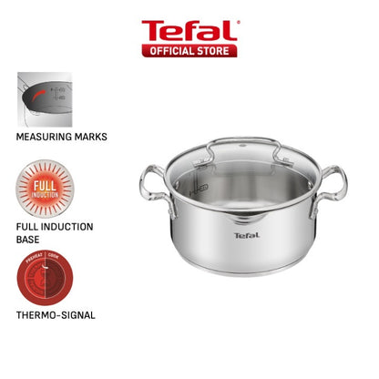 Tefal Duetto+ Range Saucepan, Stew Pot, Fry Pan, Wok Pan 18cm/20cm/24cm/28cm