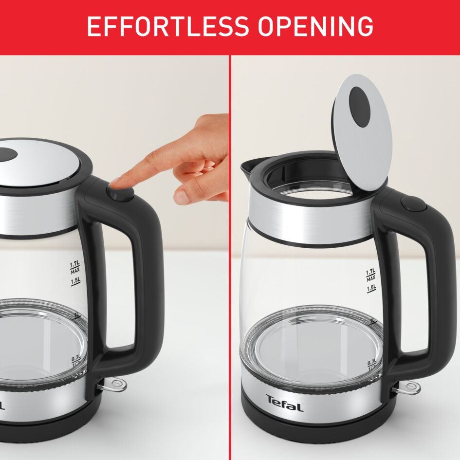 Tefal Glass Kettle 1.7L KI6058