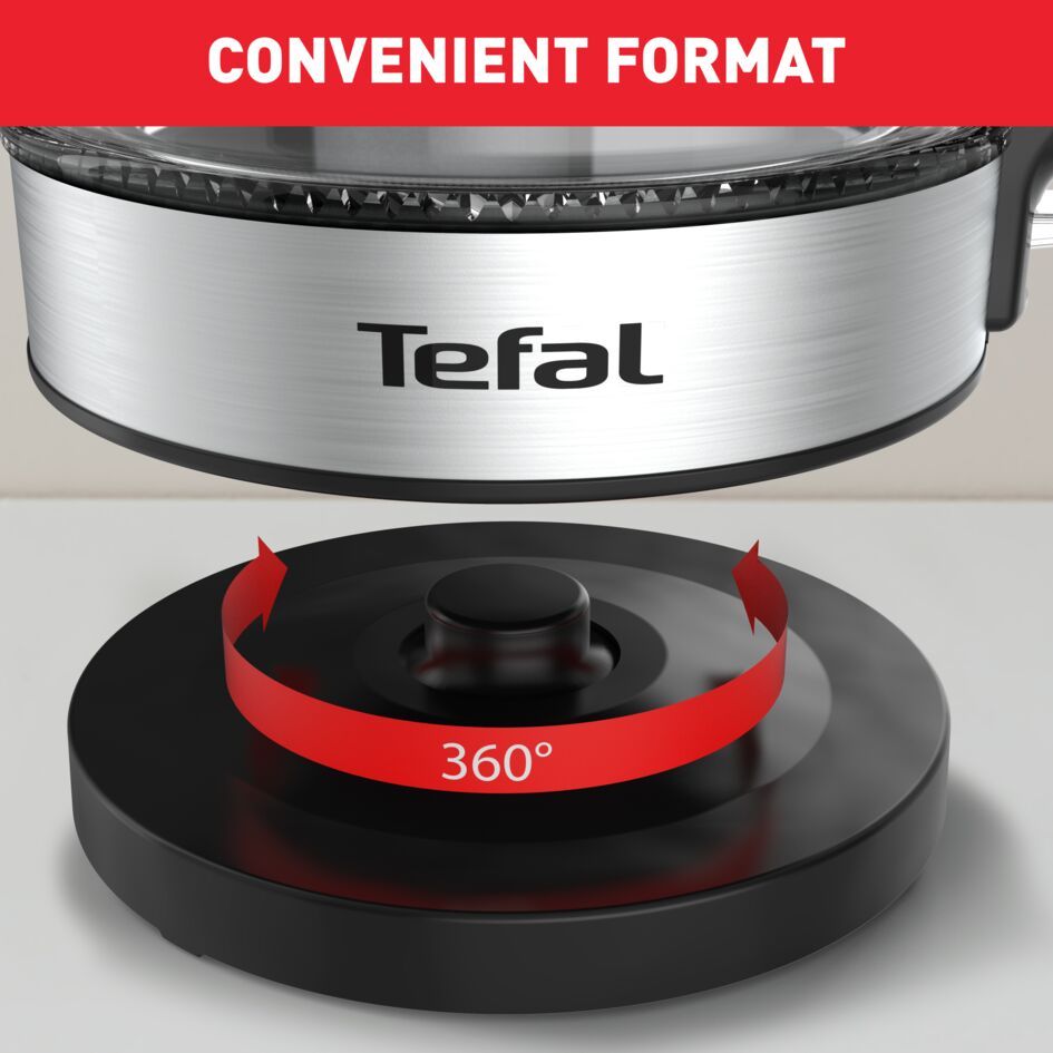 Tefal Glass Kettle 1.7L KI6058