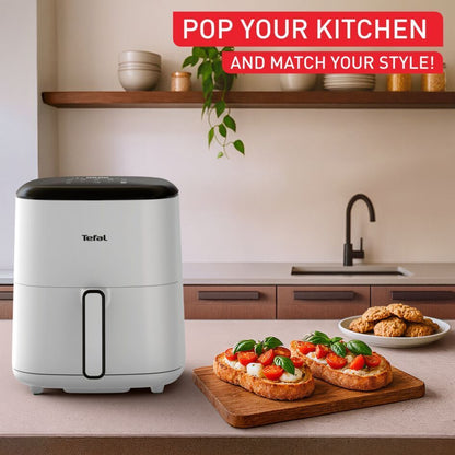 (NEW) Tefal Easy Fry POP 5L Air Fryer EY245 - 10 Programs, Mode Option, Adjustable Temperature, Touch Panel, Dishwasher-safe