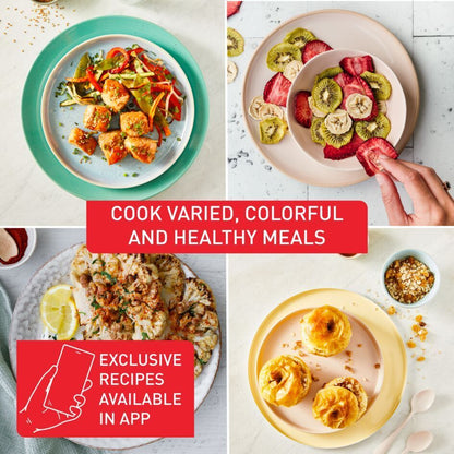 (NEW) Tefal Easy Fry POP 5L Air Fryer EY245 - 10 Programs, Mode Option, Adjustable Temperature, Touch Panel, Dishwasher-safe