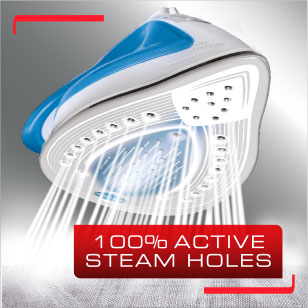 100% active steam holes